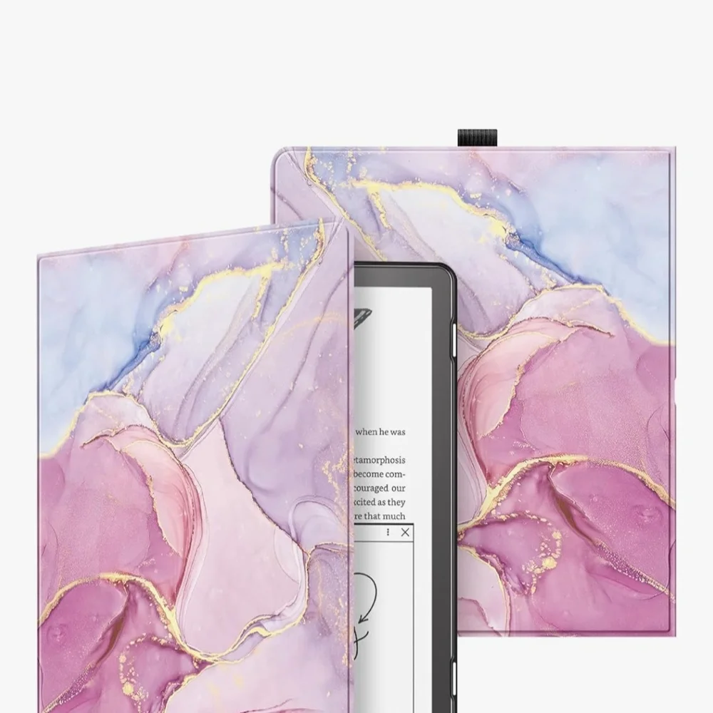 Elegant Pink and Purple Tablet Case